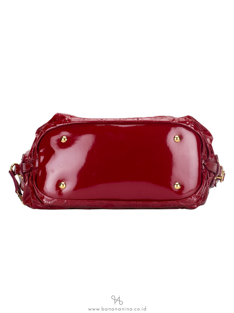 LOUIS VUITTON Mahina Surya XL Bag Cherry