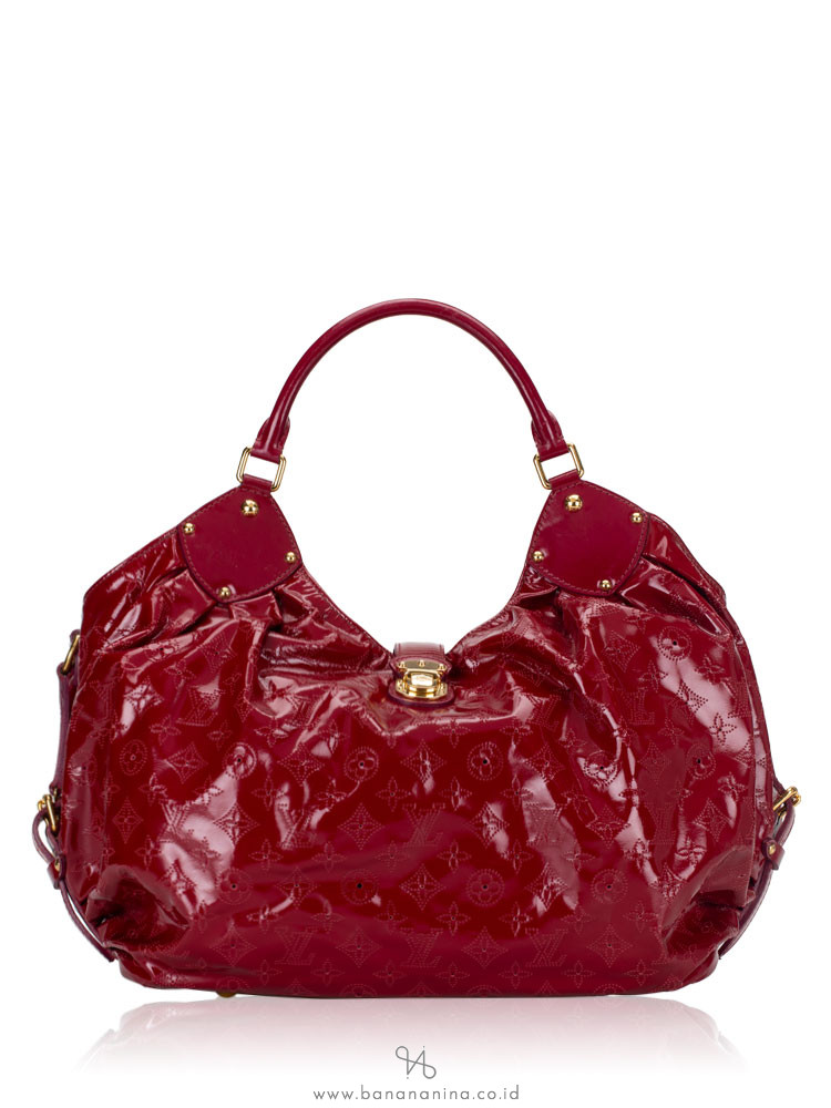 LOUIS VUITTON Mahina Surya XL Bag Cherry