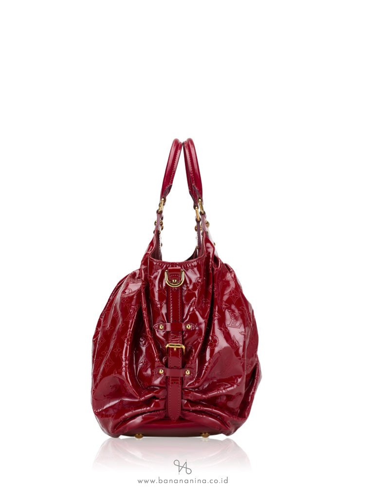 LOUIS VUITTON Mahina Surya XL Bag Cherry