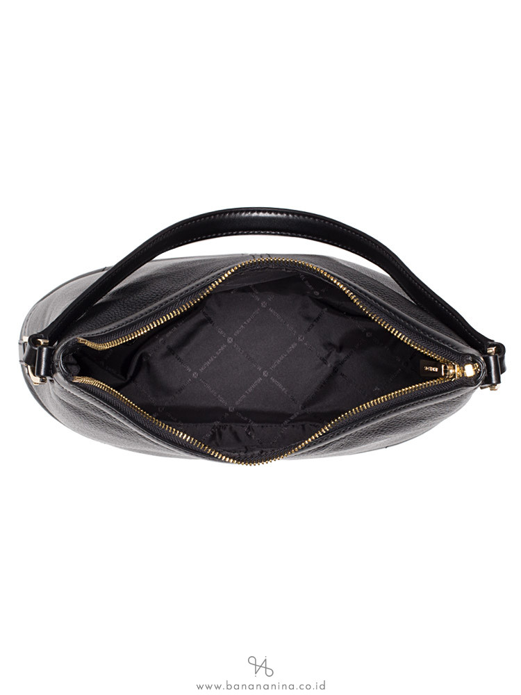 MICHAEL KORS Ginger Leather Large Shoulder Black