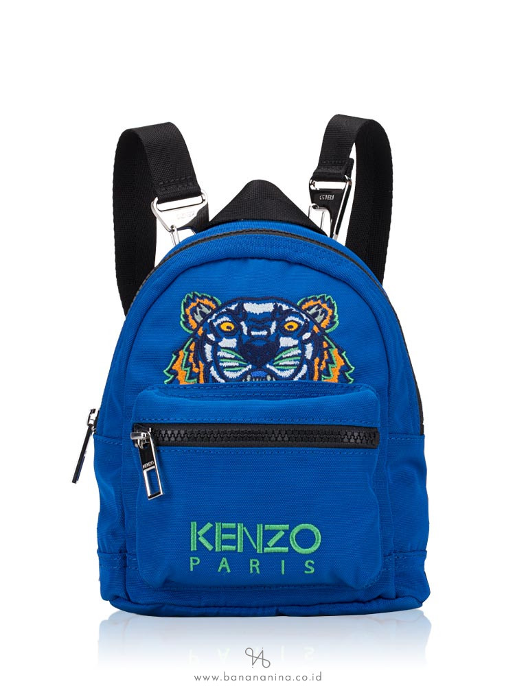 KENZO Tiger Mini Canvas Backpack Cobalt