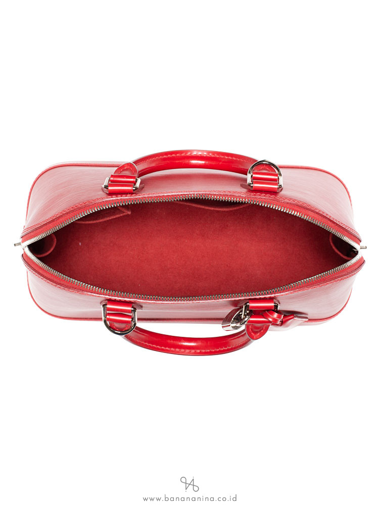 LOUIS VUITTON Epi Alma PM Red