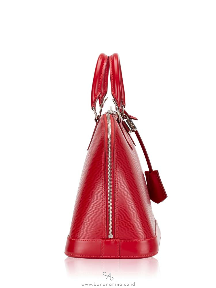LOUIS VUITTON Epi Alma PM Red