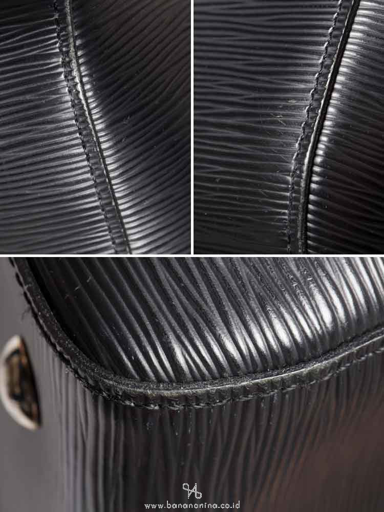 LOUIS VUITTON Epi Marly MM Black