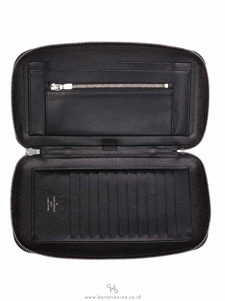 LOUIS VUITTON Taiga Atoll Organizer Ardoise