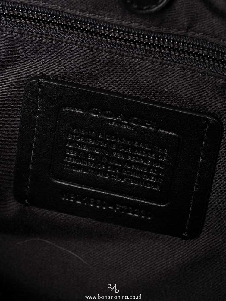 COACH Men 72230 Signature Perry Slim Brief Shoulder Bag Black