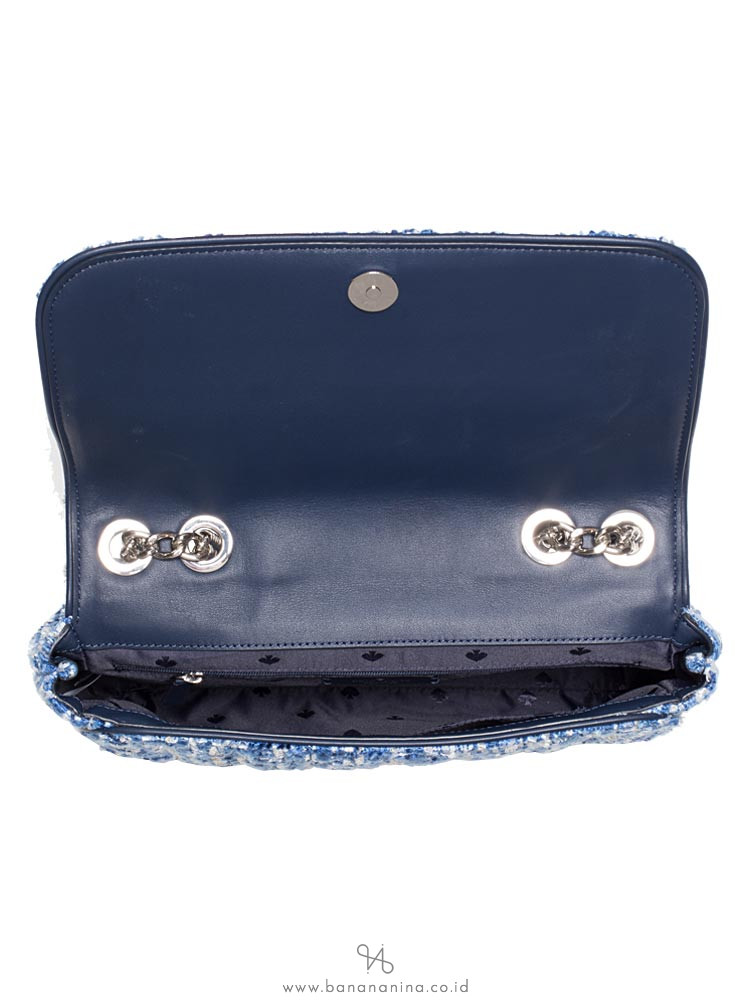 KATE SPADE Briar Lane Quilted Tweed Emelyn Blue
