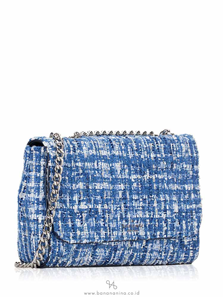 KATE SPADE Briar Lane Quilted Tweed Emelyn Blue