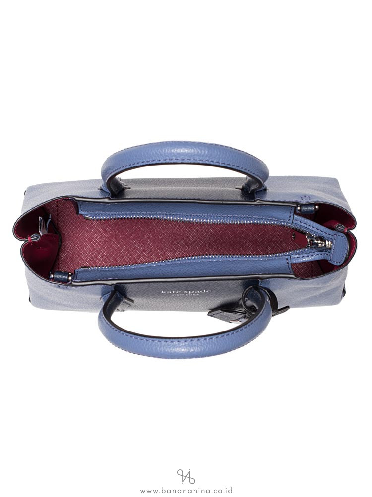 KATE SPADE Eva Split Small Top Zip Satchel Blueberry Cobbler Multi