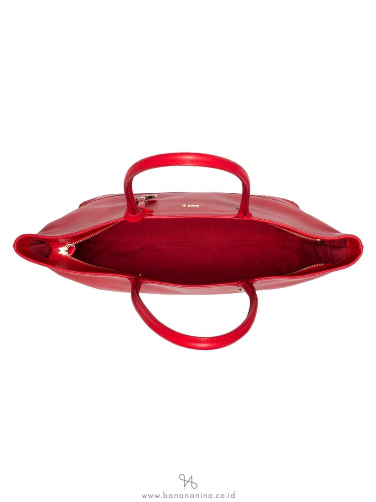 FURLA Melissa Medium East West Tote Red