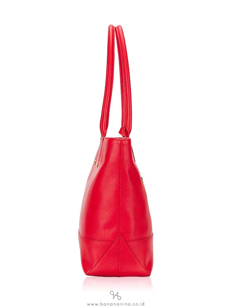 FURLA Melissa Medium East West Tote Red