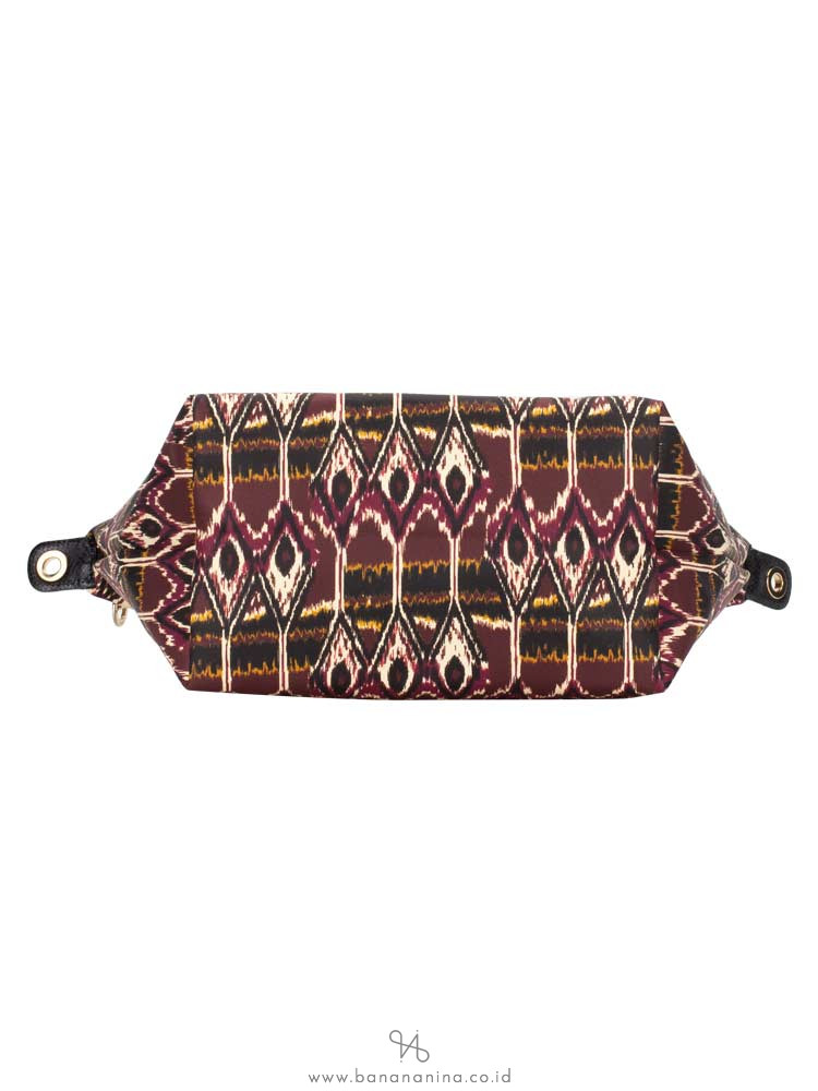 LONGCHAMP Le Pliage Neo Ikat Small SH Burgundy