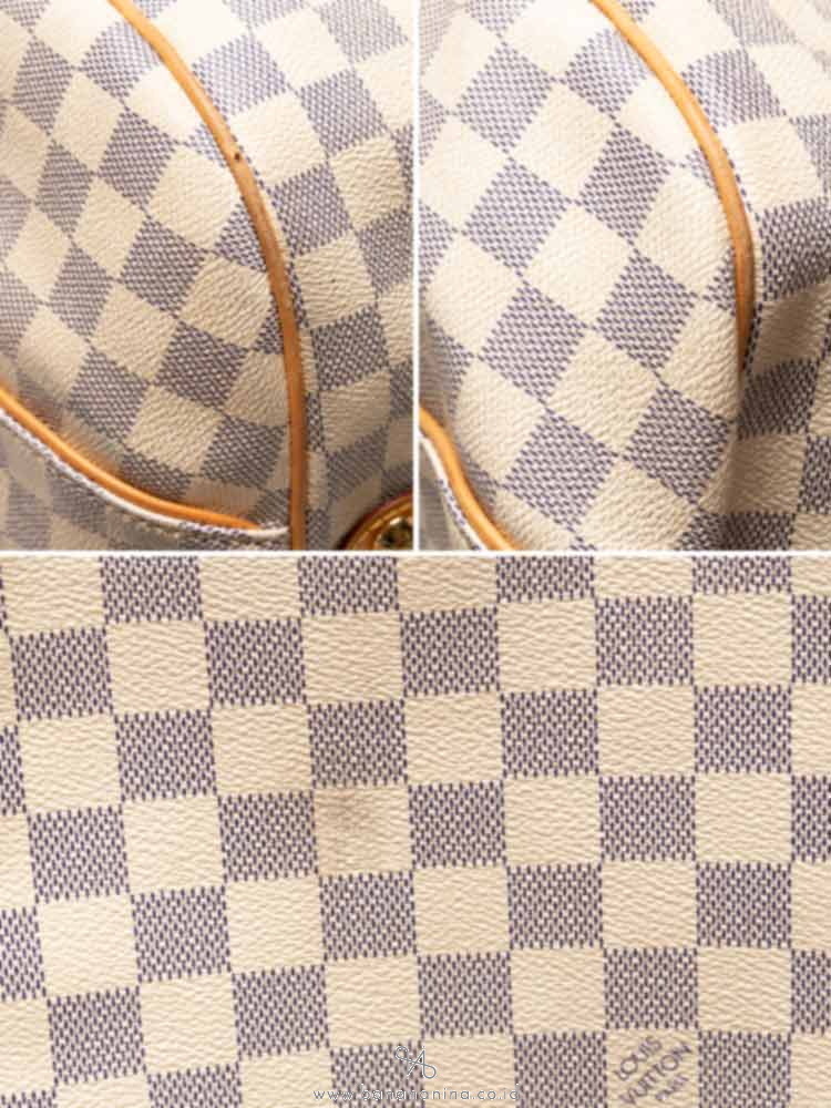 LOUIS VUITTON Damier Azur Galliera GM