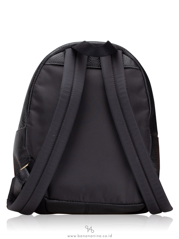COACH 28995 Pebbled Leather Mini Charlie Backpack Black