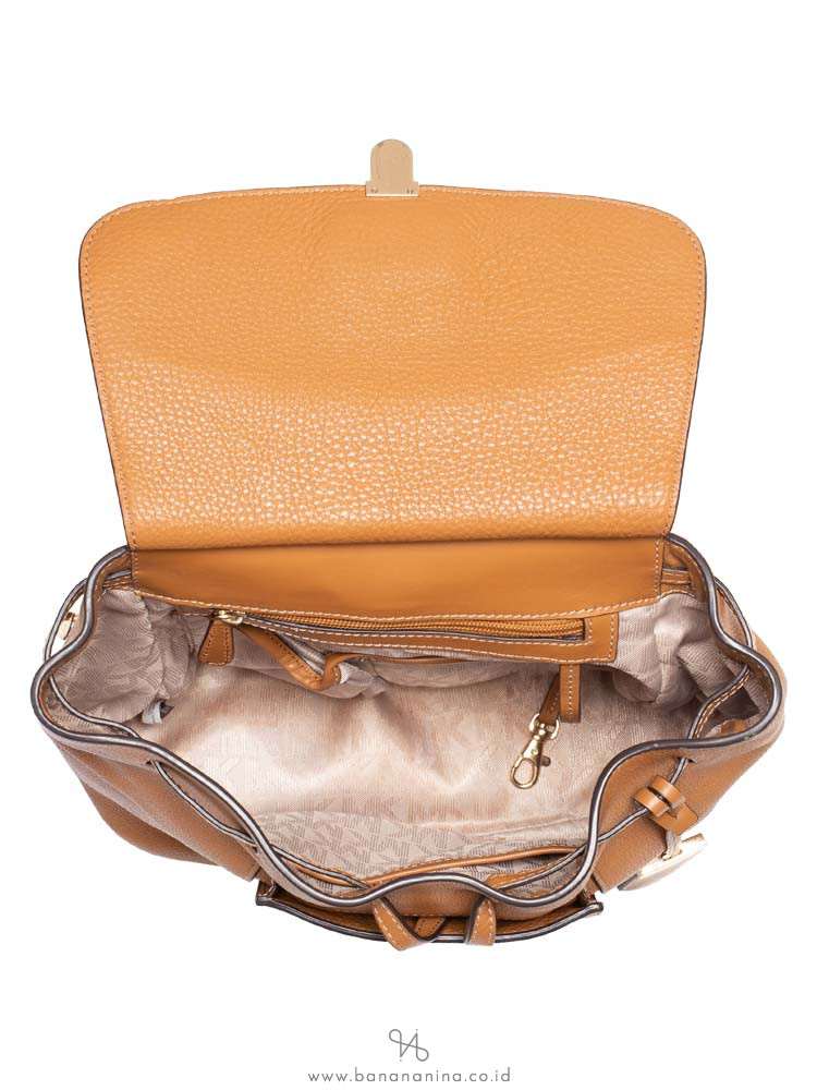 MICHAEL KORS Romy Leather Medium Bacpack Acorn