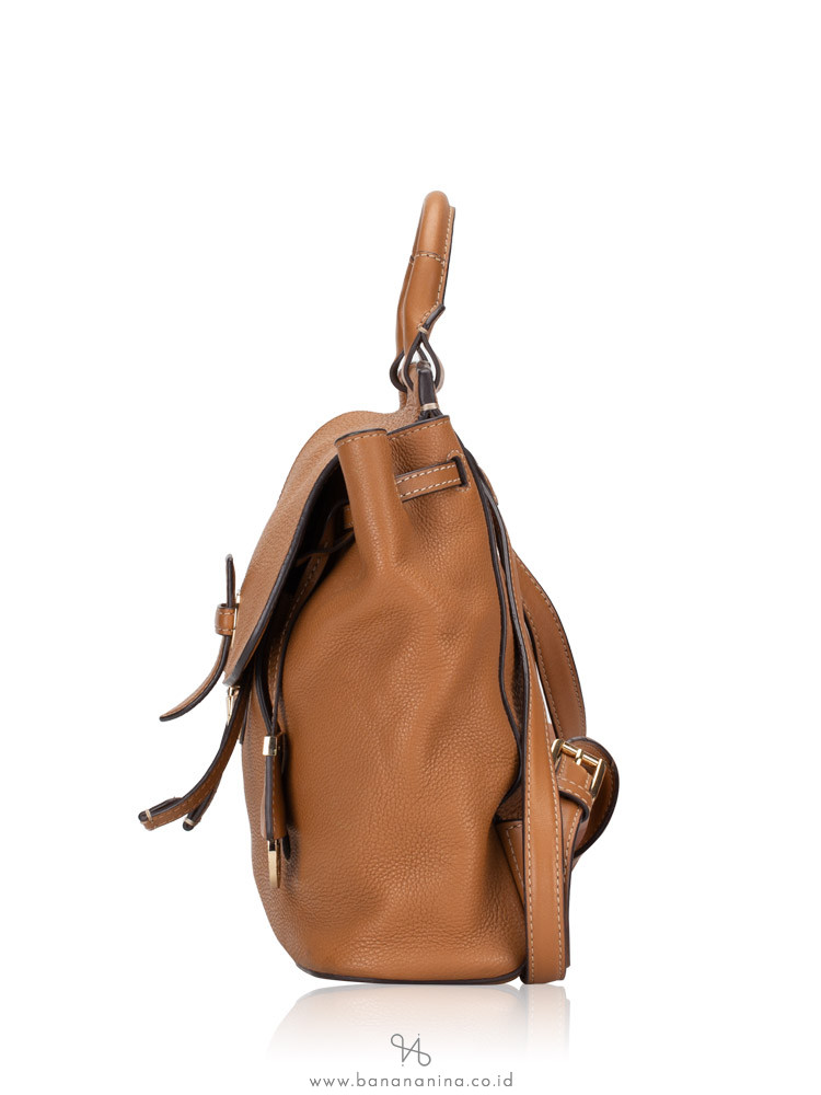 MICHAEL KORS Romy Leather Medium Bacpack Acorn