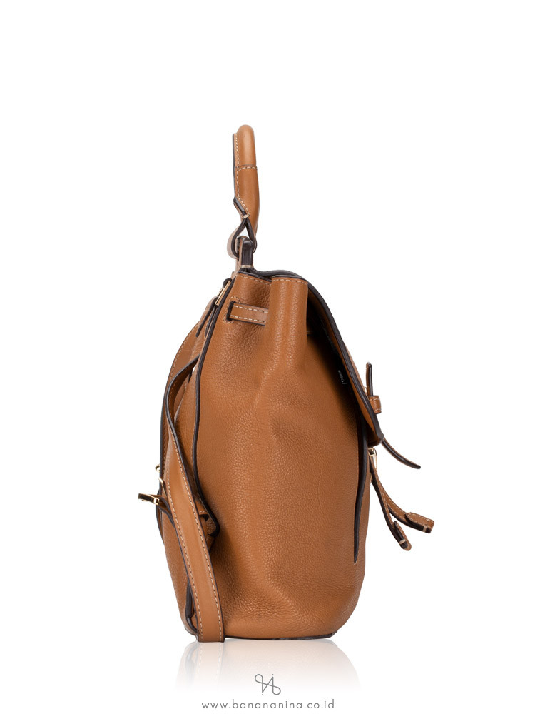 MICHAEL KORS Romy Leather Medium Bacpack Acorn