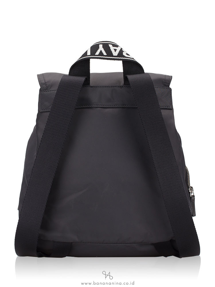 BIMBA Y LOLA Pocket Nylon Backpack Black