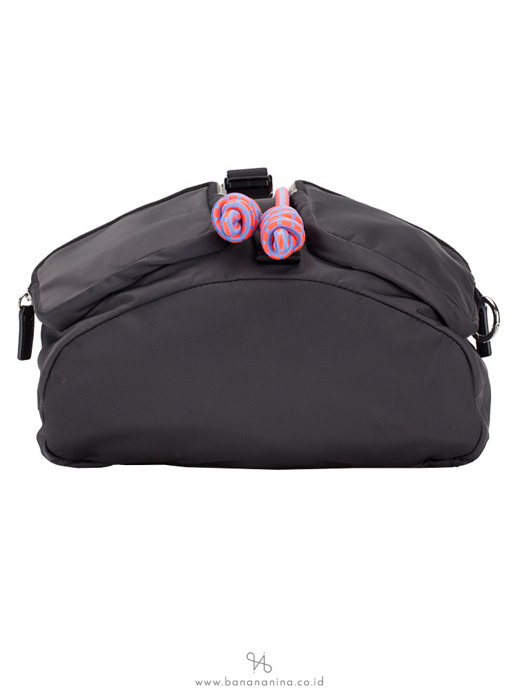 BIMBA Y LOLA Pocket Nylon Backpack Black