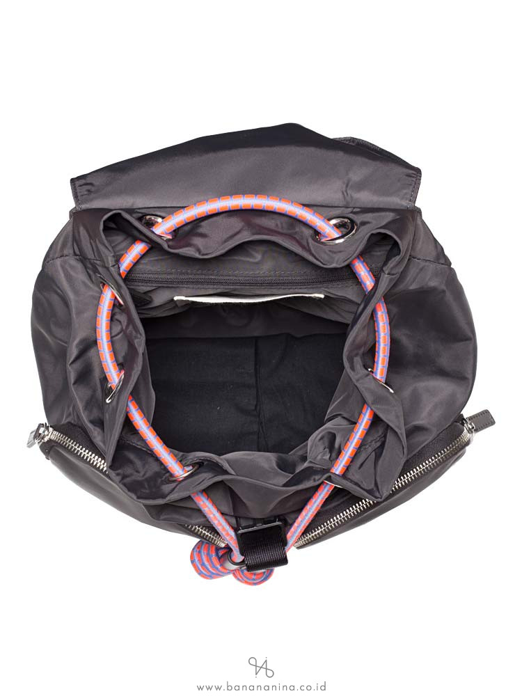 BIMBA Y LOLA Pocket Nylon Backpack Black