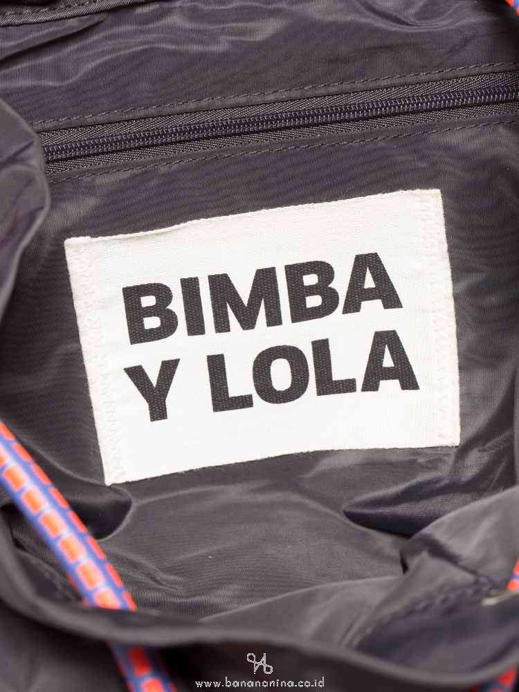 BIMBA Y LOLA Pocket Nylon Backpack Black