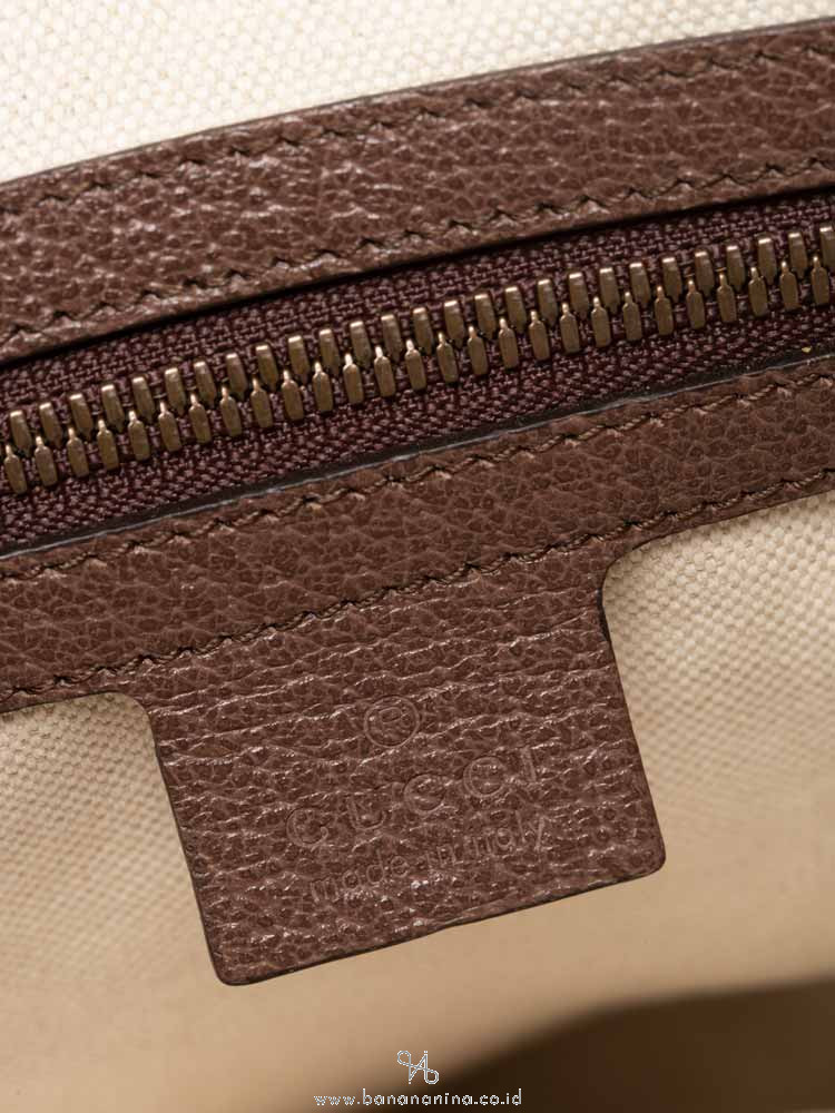 GUCCI GG Supreme Web Ophidia Small Messenger Beige Brown