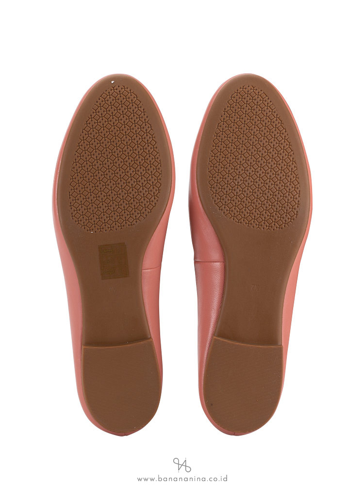 TORY BURCH Benton Leather Flats Tramonto Sz 7.5