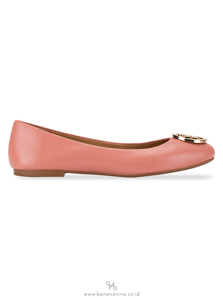 TORY BURCH Benton Leather Flats Tramonto Sz 7.5