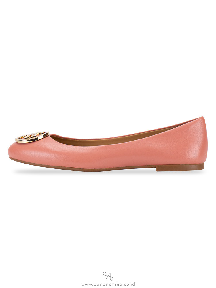TORY BURCH Benton Leather Flats Tramonto Sz 7.5