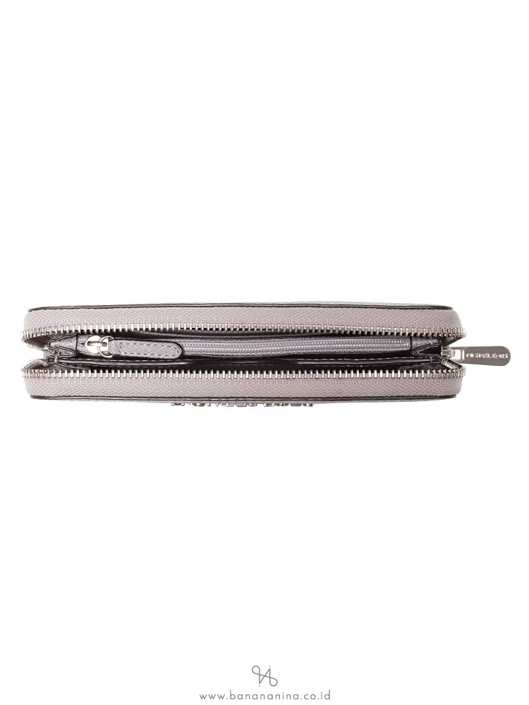 MICHAEL KORS Jet Set Multifunction Large Wristlet Pearl Grey