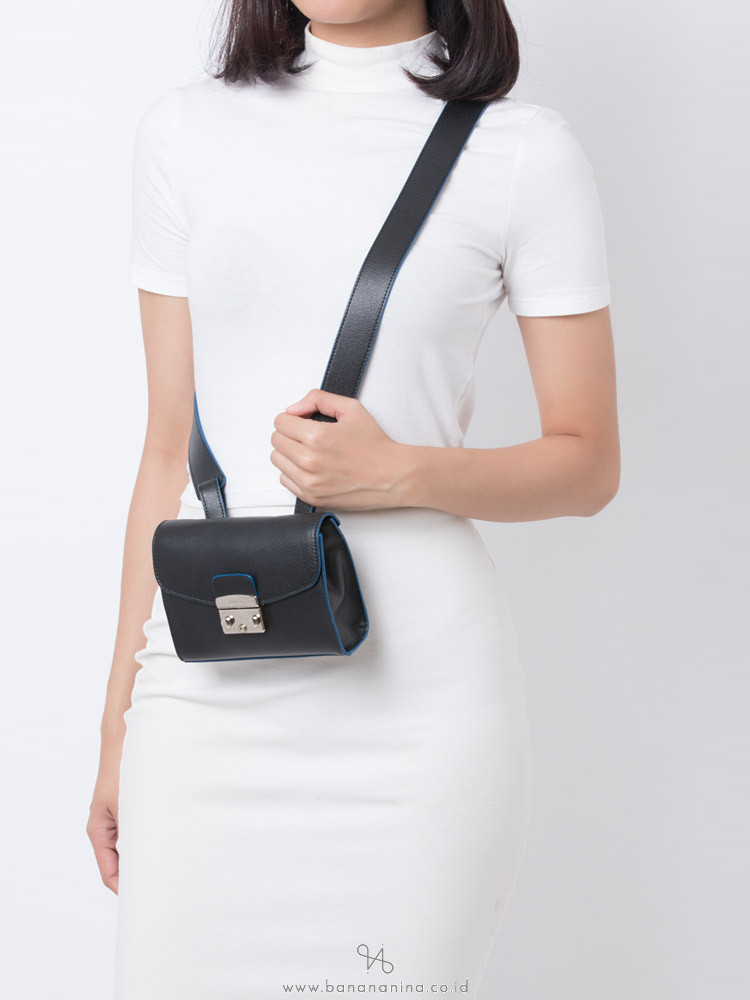 FURLA Metropolis Clutch Bag Onyx