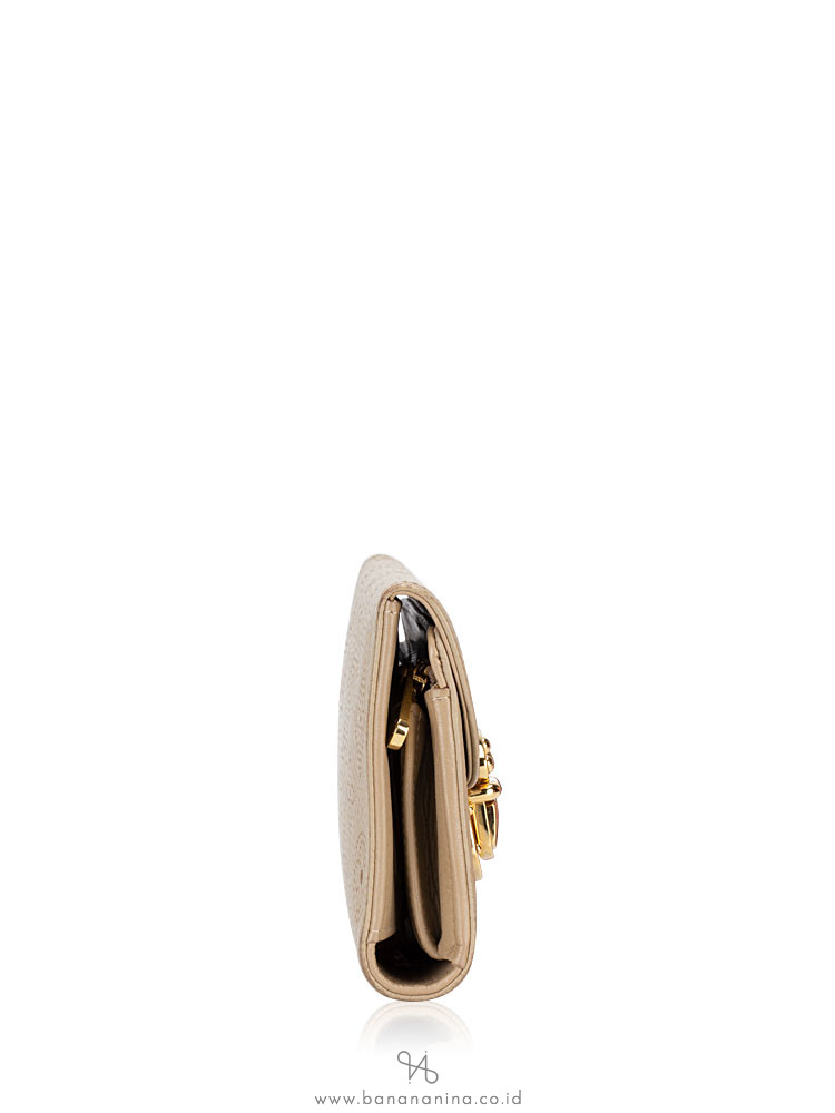 LOUIS VUITTON Monogram Mahina Amelia Beige
