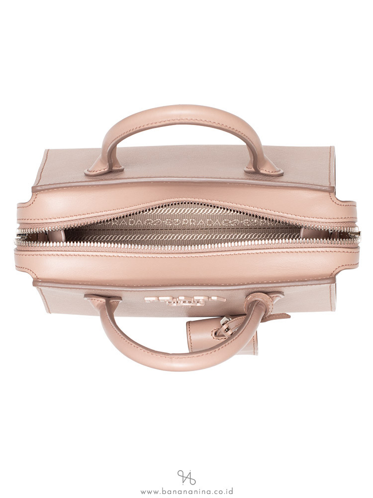 PRADA 1BA269 Kristen Saffiano Monochrome Bag Cipria