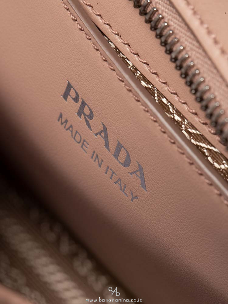 PRADA 1BA269 Kristen Saffiano Monochrome Bag Cipria