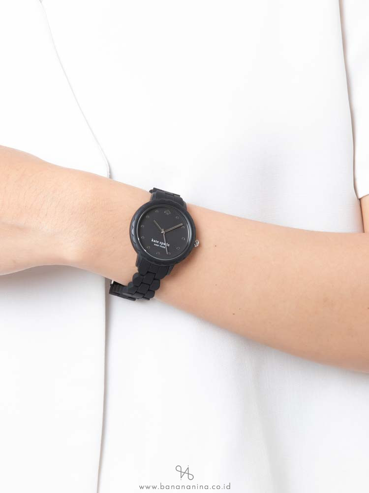 KATE SPADE KSW1609 Morning Side Silicon Watch Black