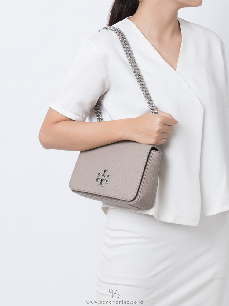 Tory Burch Britten Leather Adjustable