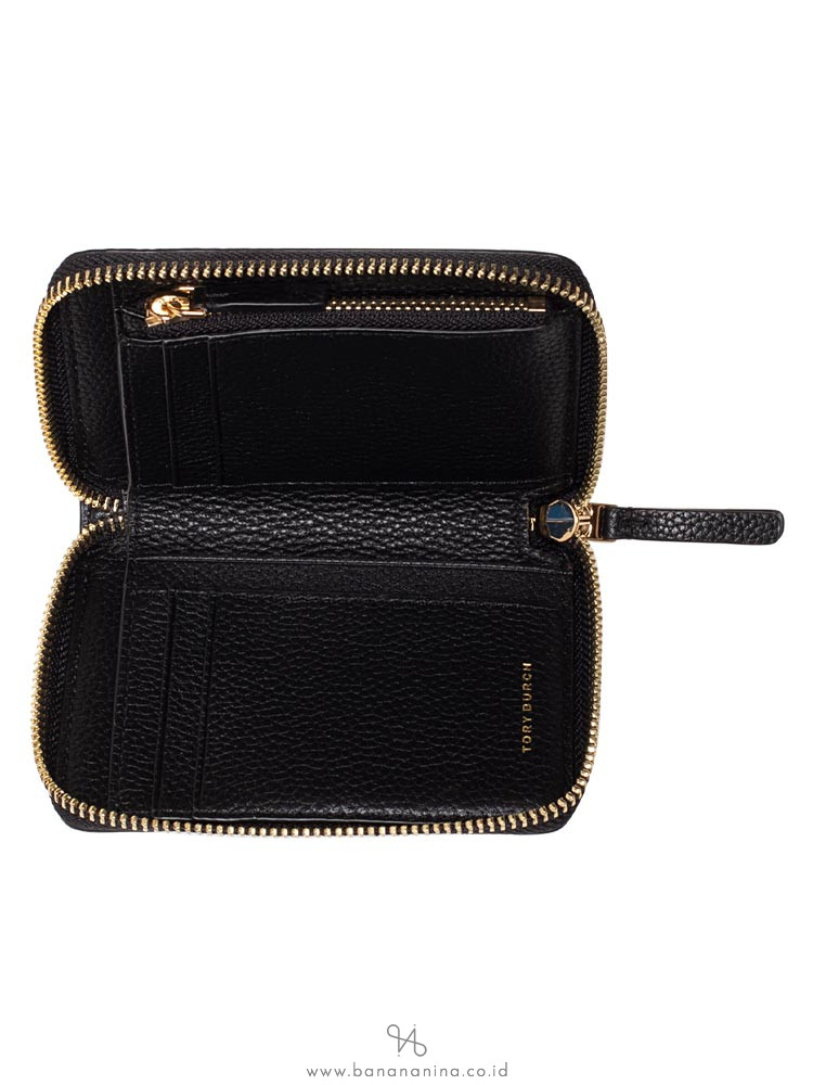 TORY BURCH Carter Mini Continental Wallet Black