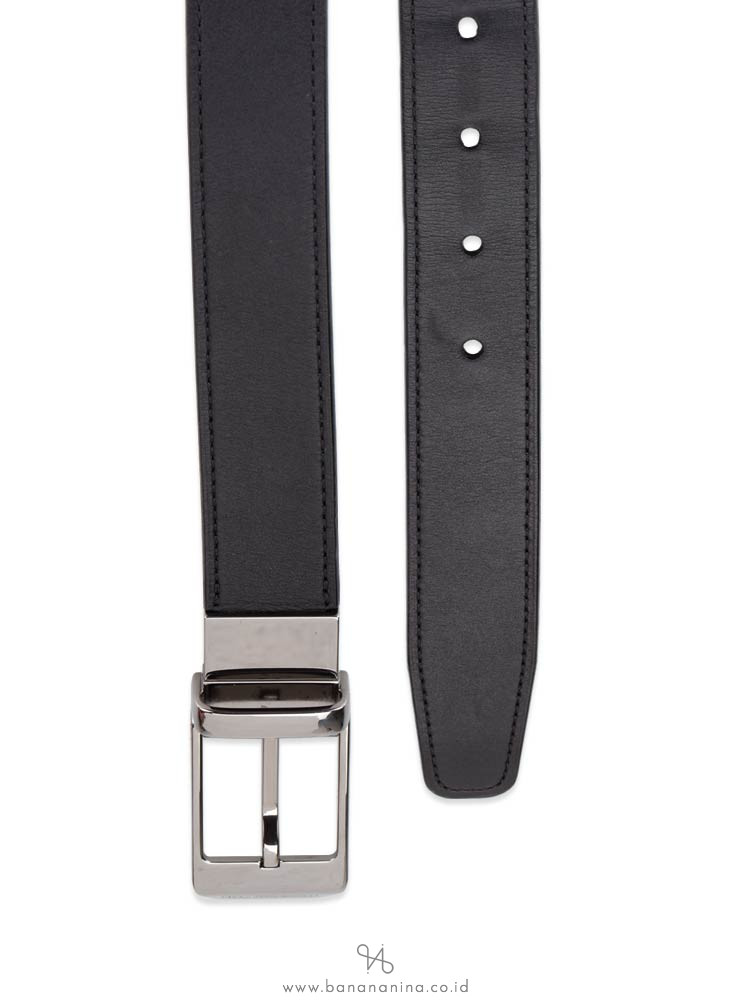 LOUIS VUITTON Men Seattle Reversible Belt Brown Black