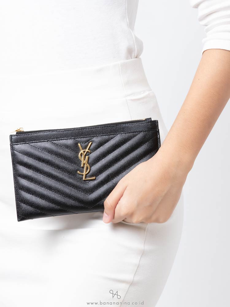 Large monogram bill best sale pouch