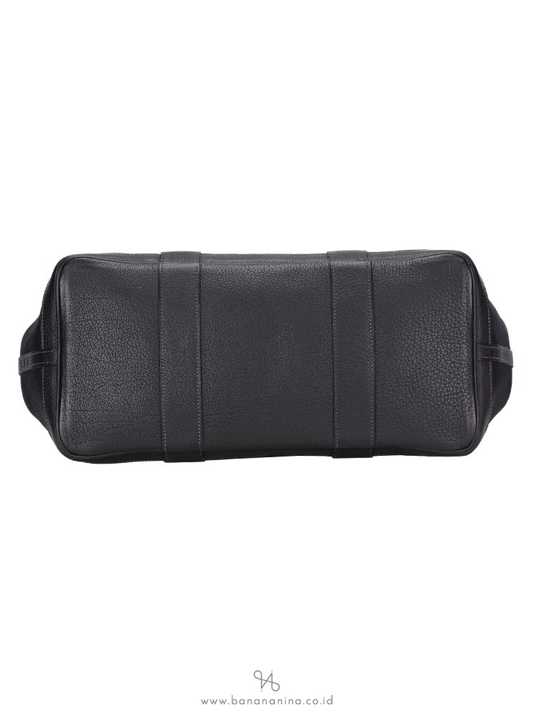 HERMES Toile Negonda Garden Party Tote 36 Black