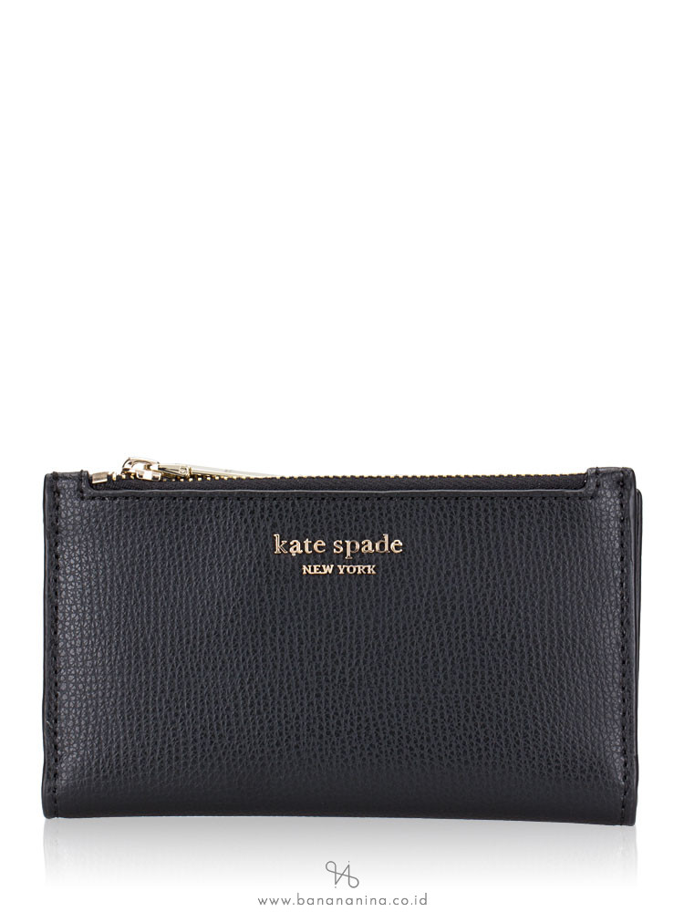 KATE SPADE Sylvia Small Slim Bifold Wallet Black