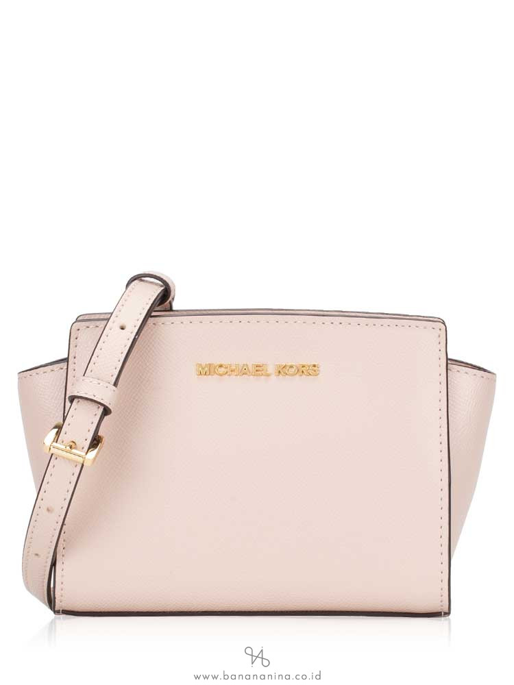 MICHAEL KORS Selma Mini Messenger Soft Pink