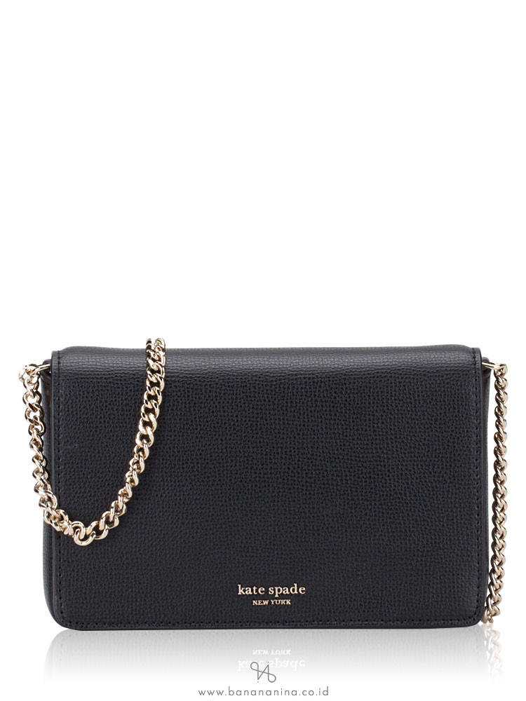 KATE SPADE Sylvia Chain Wallet Black