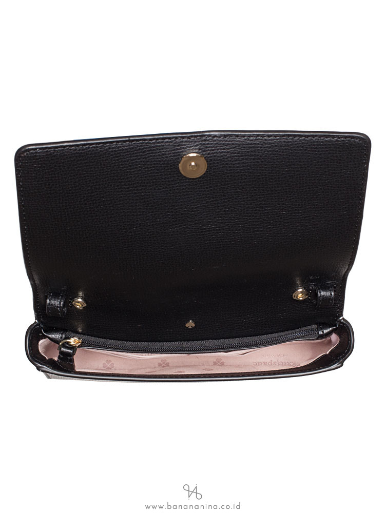 KATE SPADE Sylvia Chain Wallet Black