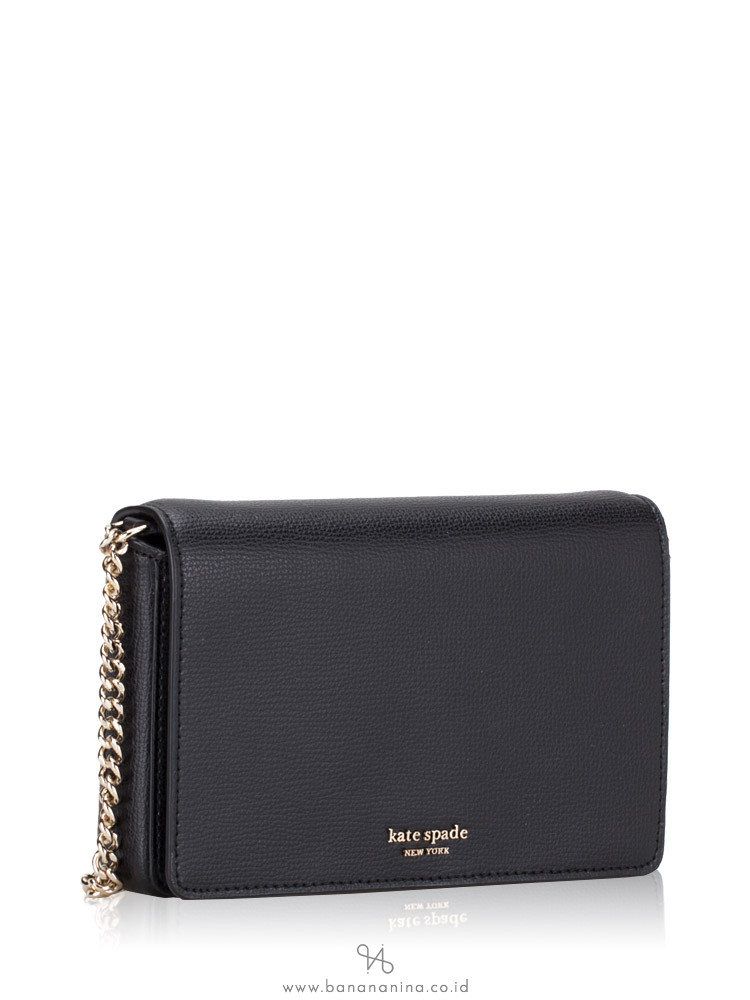 KATE SPADE Sylvia Chain Wallet Black