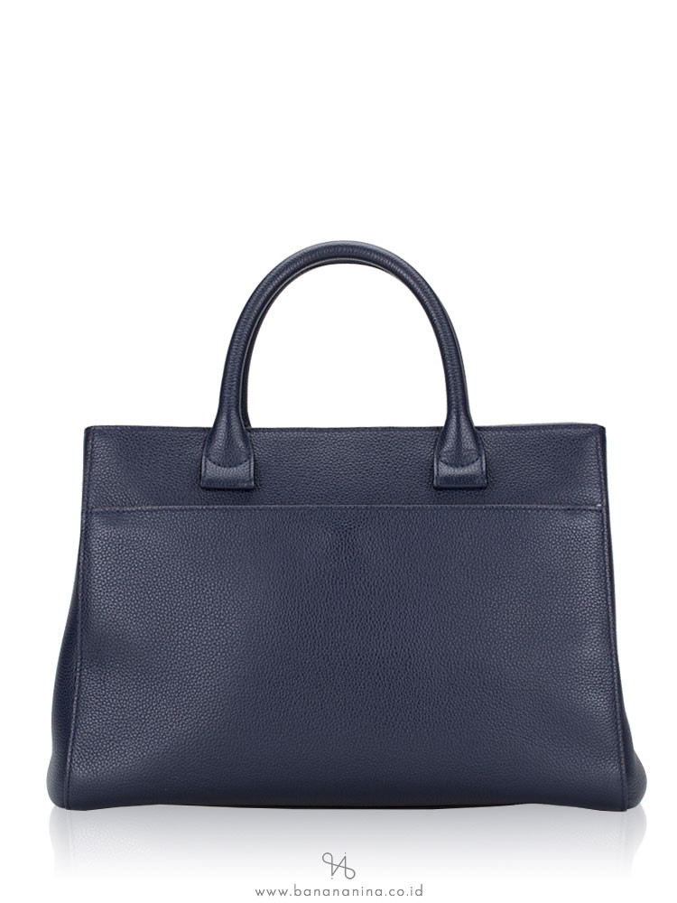 CHANEL Caviar Neo Executive Small Shopper Navy