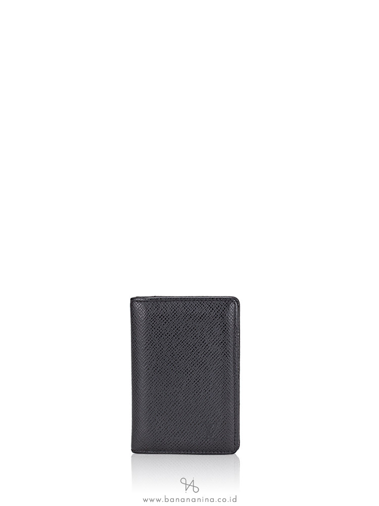 LOUIS VUITTON Taiga Pocket Organizer Noir