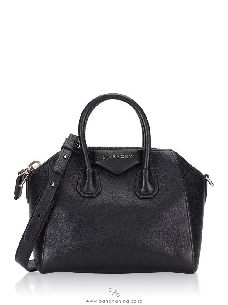 GIVENCHY Sugar Goatskin Mini Antigona Black