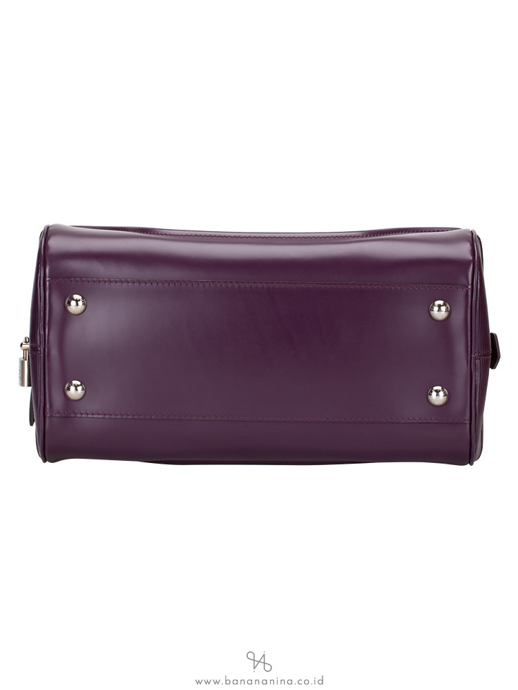 LOUIS VUITTON Epi Bowling Montaigne PM Cassis