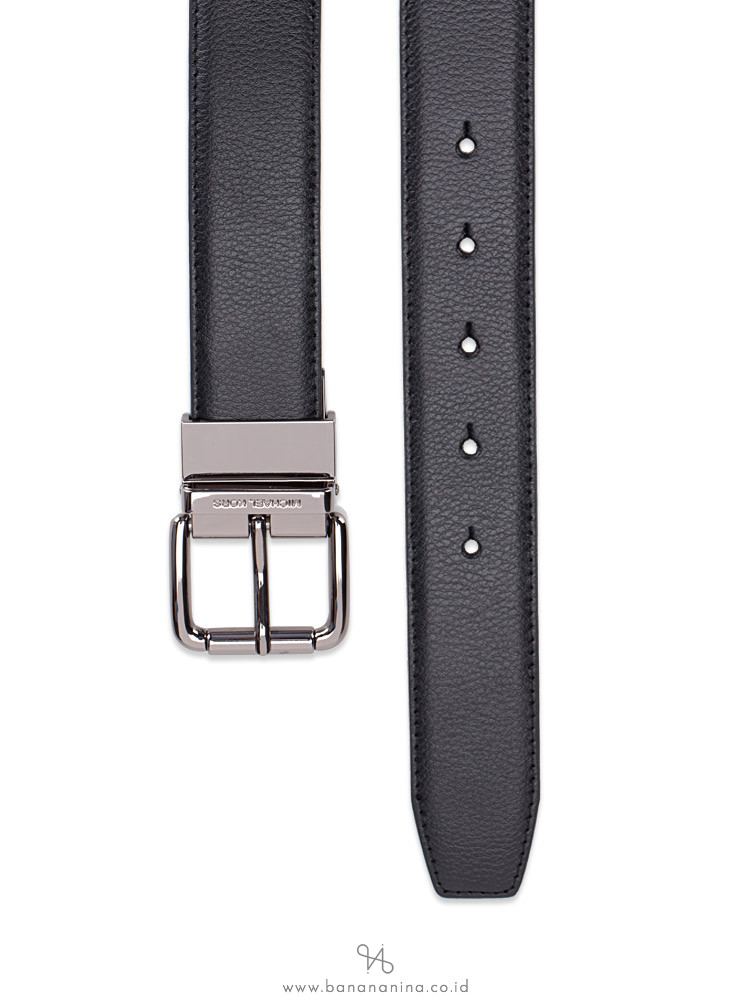 MICHAEL KORS Men 4 In 1 Monogram Cas Belt Set Black